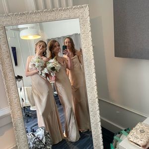 Show Me Your Mumu Tuscany Maxi Slip Dress in Champagne size SM. Worn once!